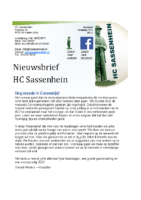Nieuwsbrief HC Sassenhein najaar 2021